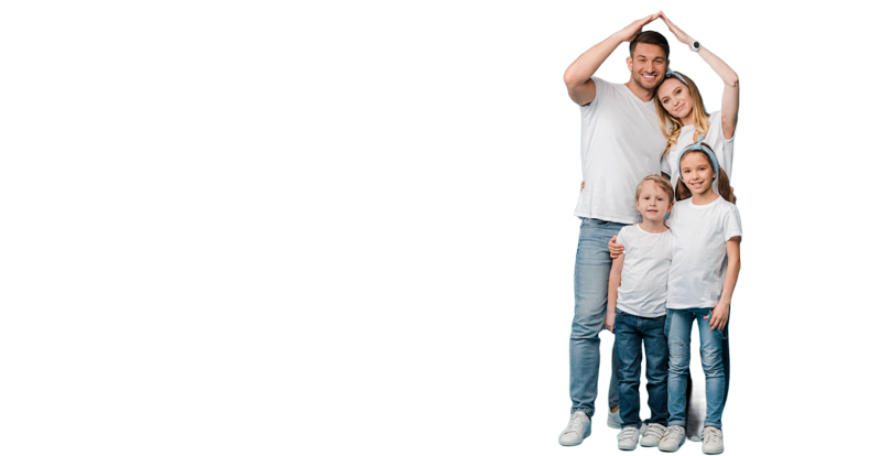 pearl-rose-insure-happy-family-with-kids-making-roof-gesture-over-heads